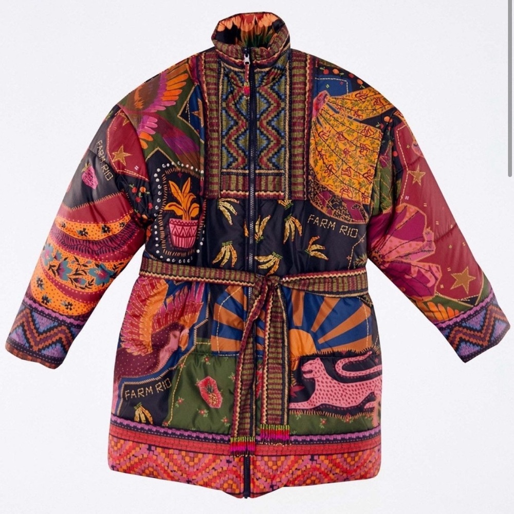 *SOLD* farm rio crazy reversible puffer jacket *SOLD*